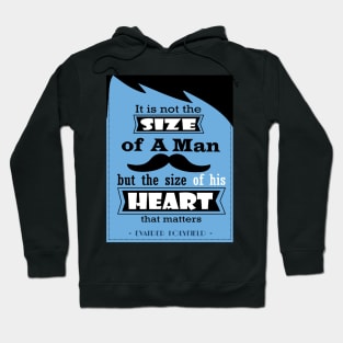 The size of his heart that matters  Evander Holyfield Quotes Hoodie